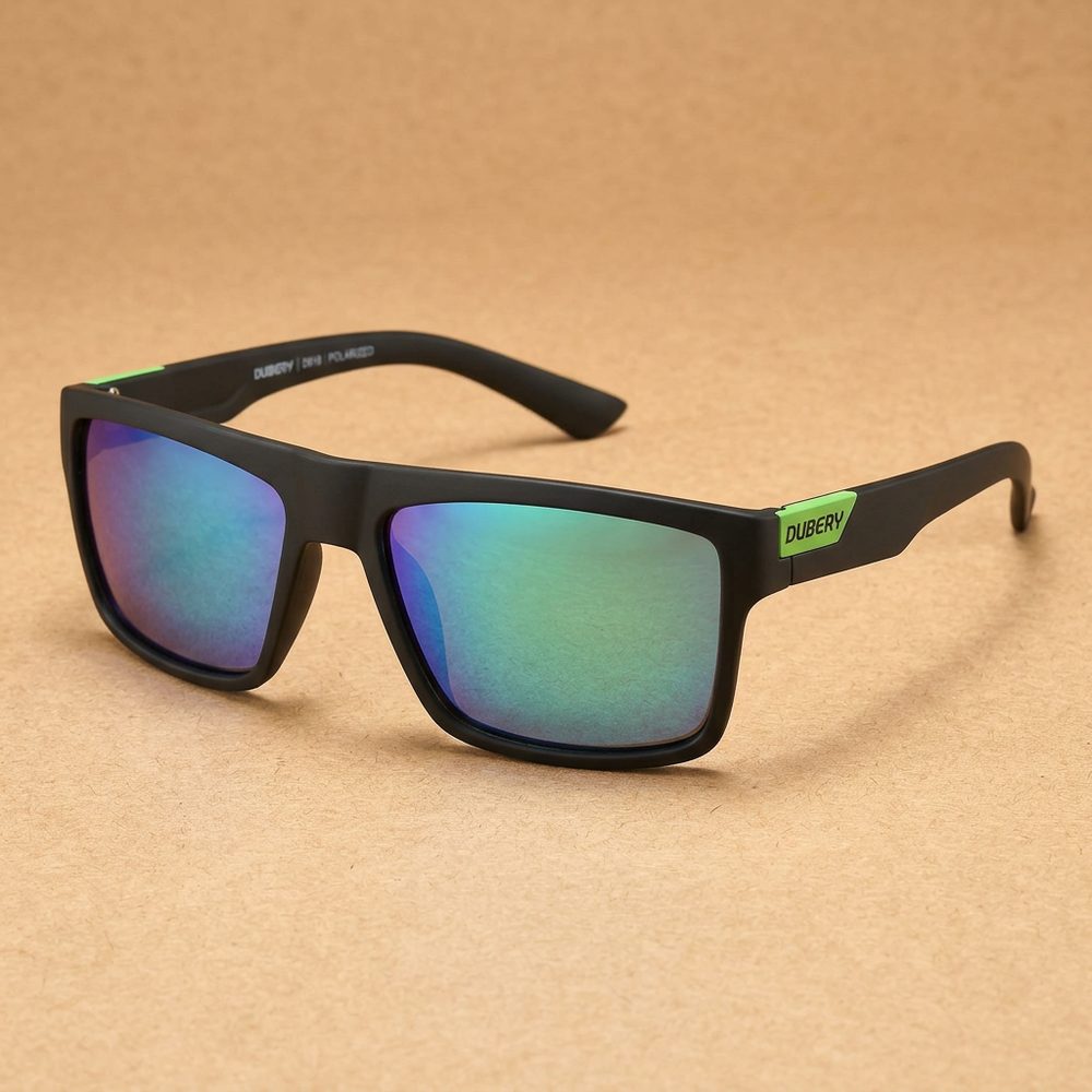 Studio reference of the same sunglasses on kraft paper